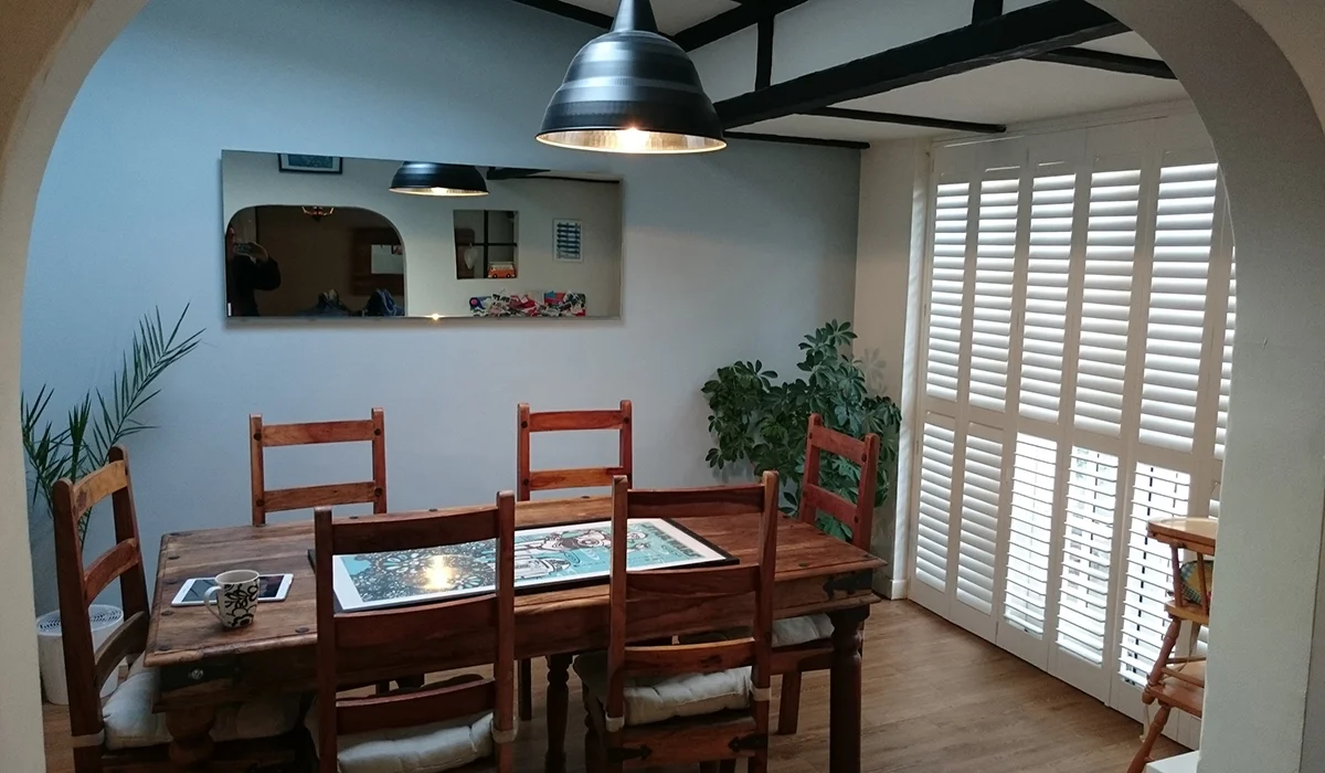 Inspire spiegel in keuken eetkamer