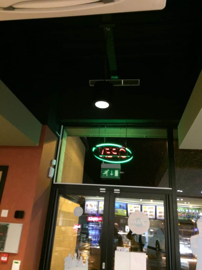 Subway: infraroodstralers voor cafés