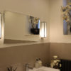 Badkamer met XLS Mirror verwarmingspaneel