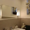 Badkamer met XLS Mirror verwarmingspaneel