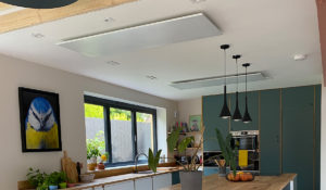 Herschel wit Panelen plafond installatie