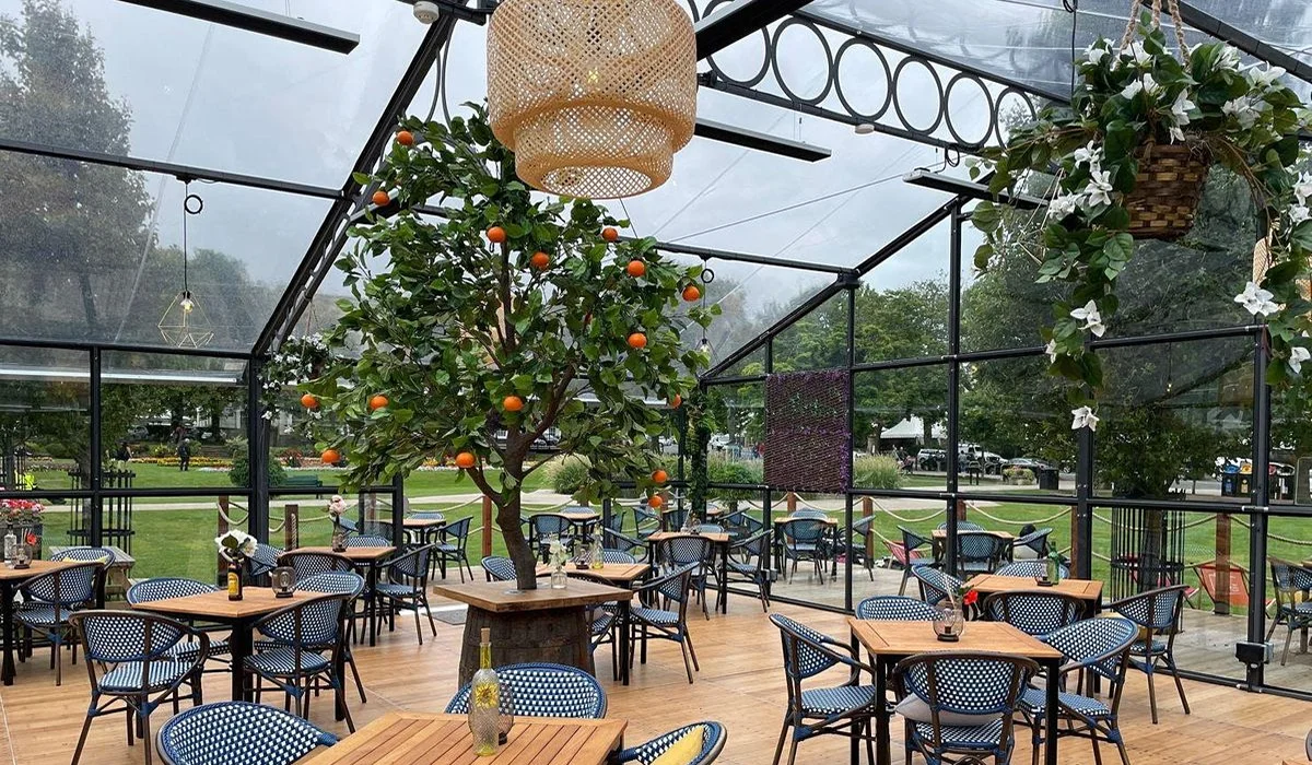 Cheltenham stadhuis met zwarte Summit