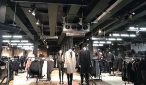 Aspect XL verwarming All Saints kledingwinkel