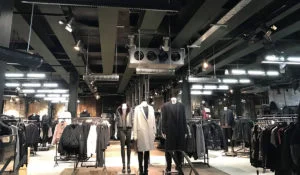 Aspect XL verwarming All Saints kledingwinkel