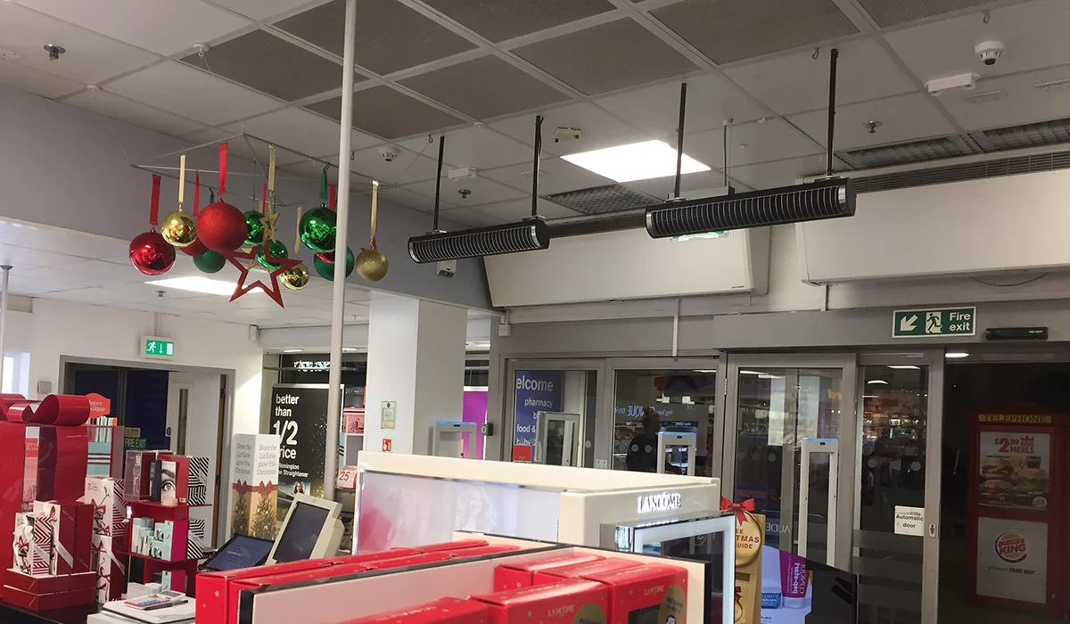 Aspect XL verwarming in Boots winkel