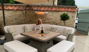 Herschel California Goud terrasverwarmer