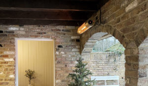 Herschel California Goud in buitenbadkamer