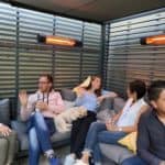 Herschel patio heaters for evenings outdoors