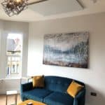 Herschel Select XL kachels in een studio appartement