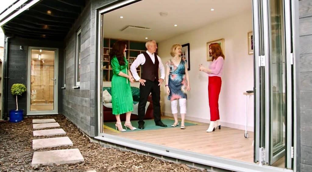 Your Home Made Perfect TV installeert Herschel infrarood verwarming voor de tuinkamer