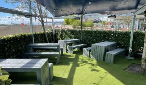 Herschel Miami zwarte kachels