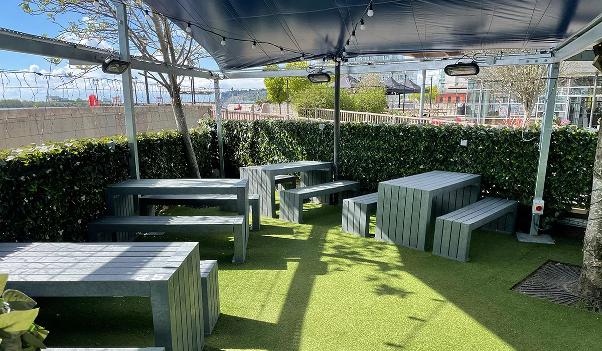 Herschel Miami zwarte kachels