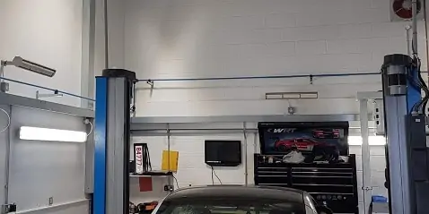 garage werkplaats verwarmd door Advantage verwarmingenuit Herschel