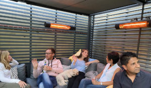 Herschel terrasverwarmers voor avonden buiten