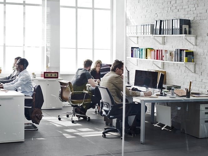 onder Bureauverwarming