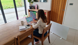 Draagbare paneelverwarming