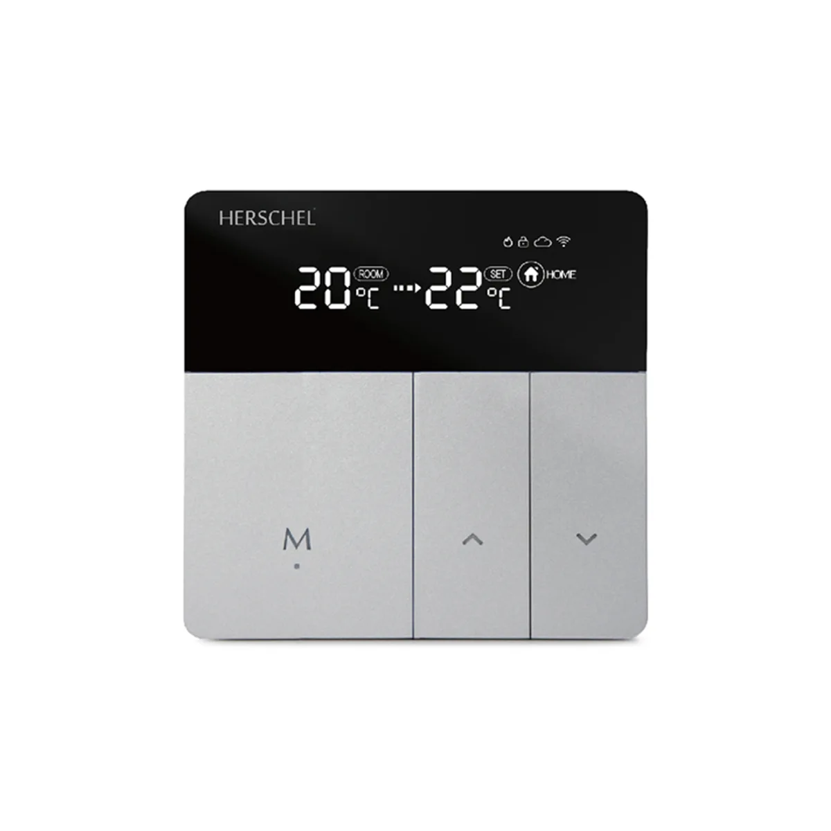 Herschel iQ T-MKS bedrade Wifi Thermostaat - Zilver