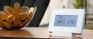 T-BT kan op een bureau worden geplaatst - geen bedrading nodig