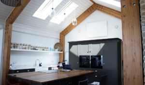 Comfort infrarood paneel in keuken