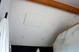 Herschel Comfort geïnstalleerd in badkamer