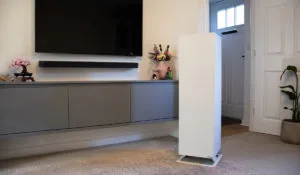 Selecteer S3 vrijstaande torenverwarming in de woonkamer