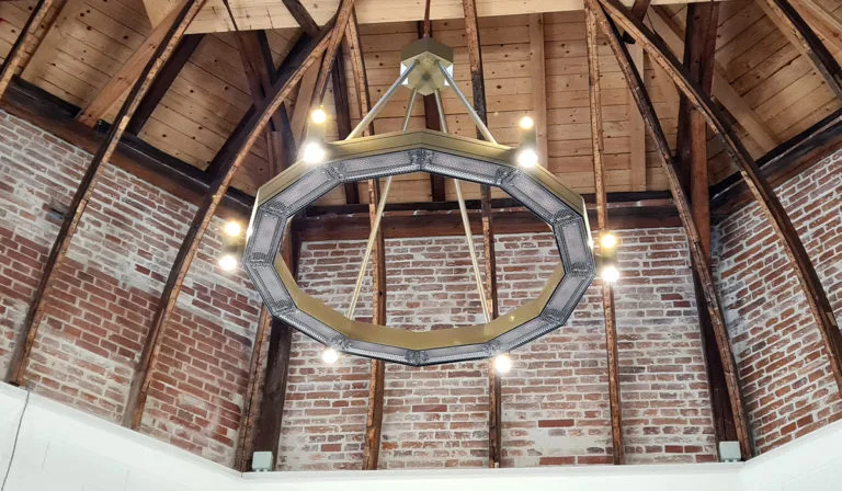 Infraroodverwarmingssysteem voor de oude kapel in Meerane, Duitsland