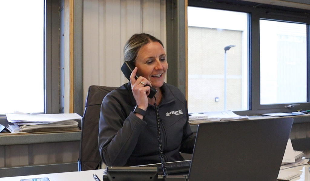 Vriendelijke klantenservice van het Herschel Sales team