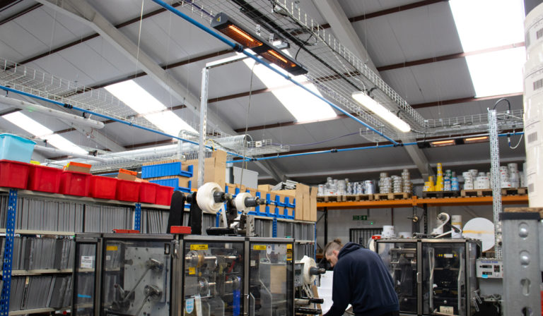 Duurzame zoneverwarming voor de fabriek van The Label Centre