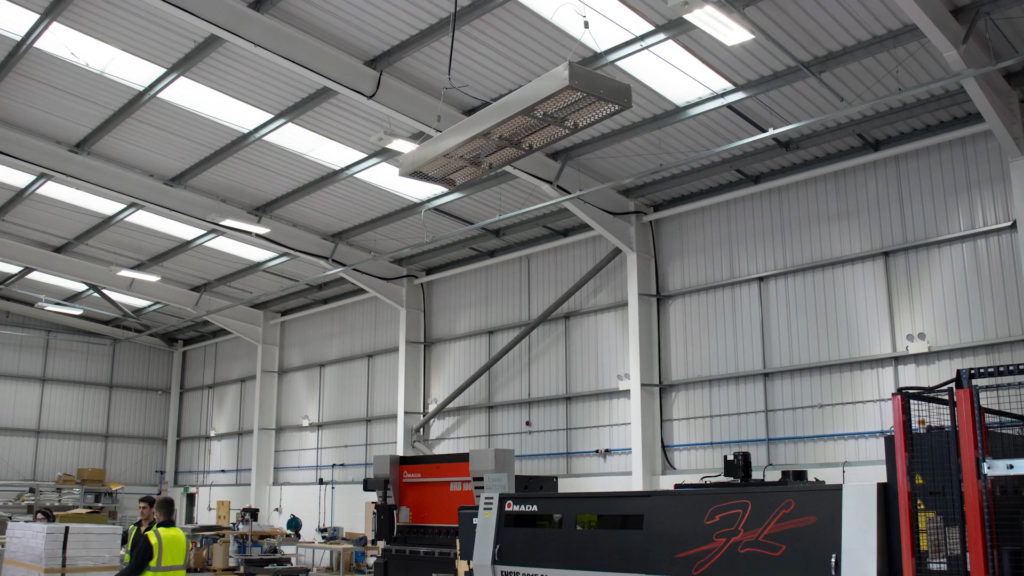 Infrarood magazijnverwarmers