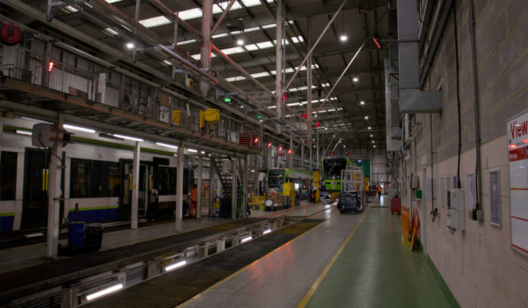 Het koolstofvrij maken van de tramremise van Transport for London in Croydon met IR