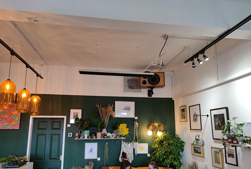 Infraroodverwarmers van Summit geïnstalleerd in Brits café