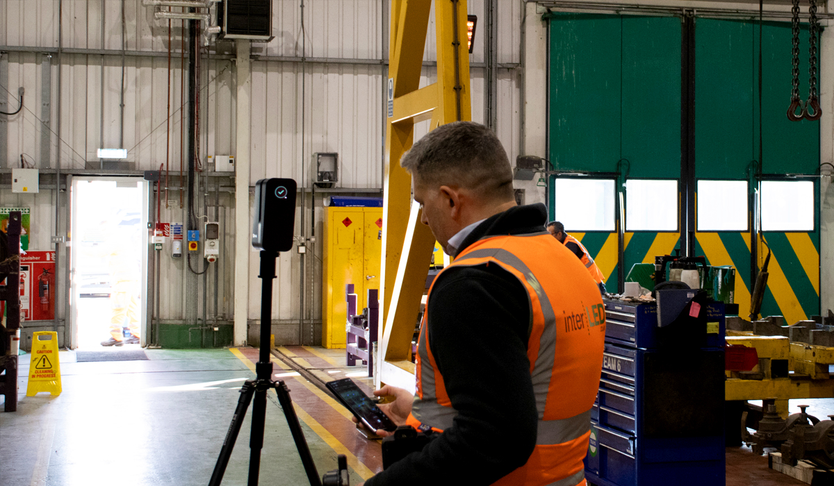 Matt met 3D-camera - Specificatieservice