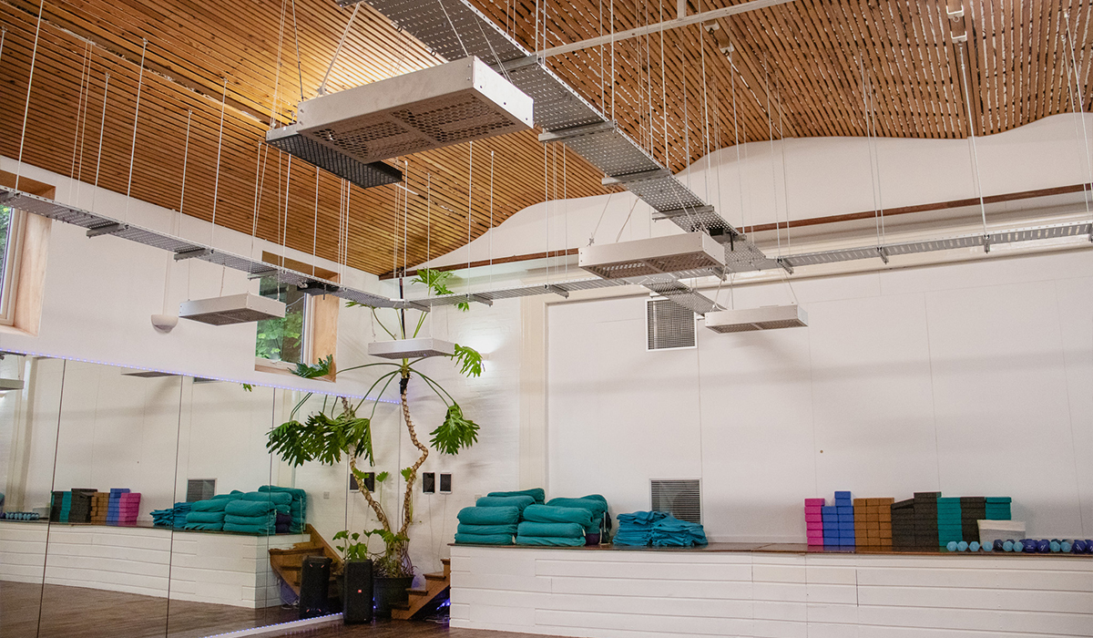 De wellnessstudio Well Flex in Bristol wordt verwarmd met Herschel Power-verwarmingselementen van